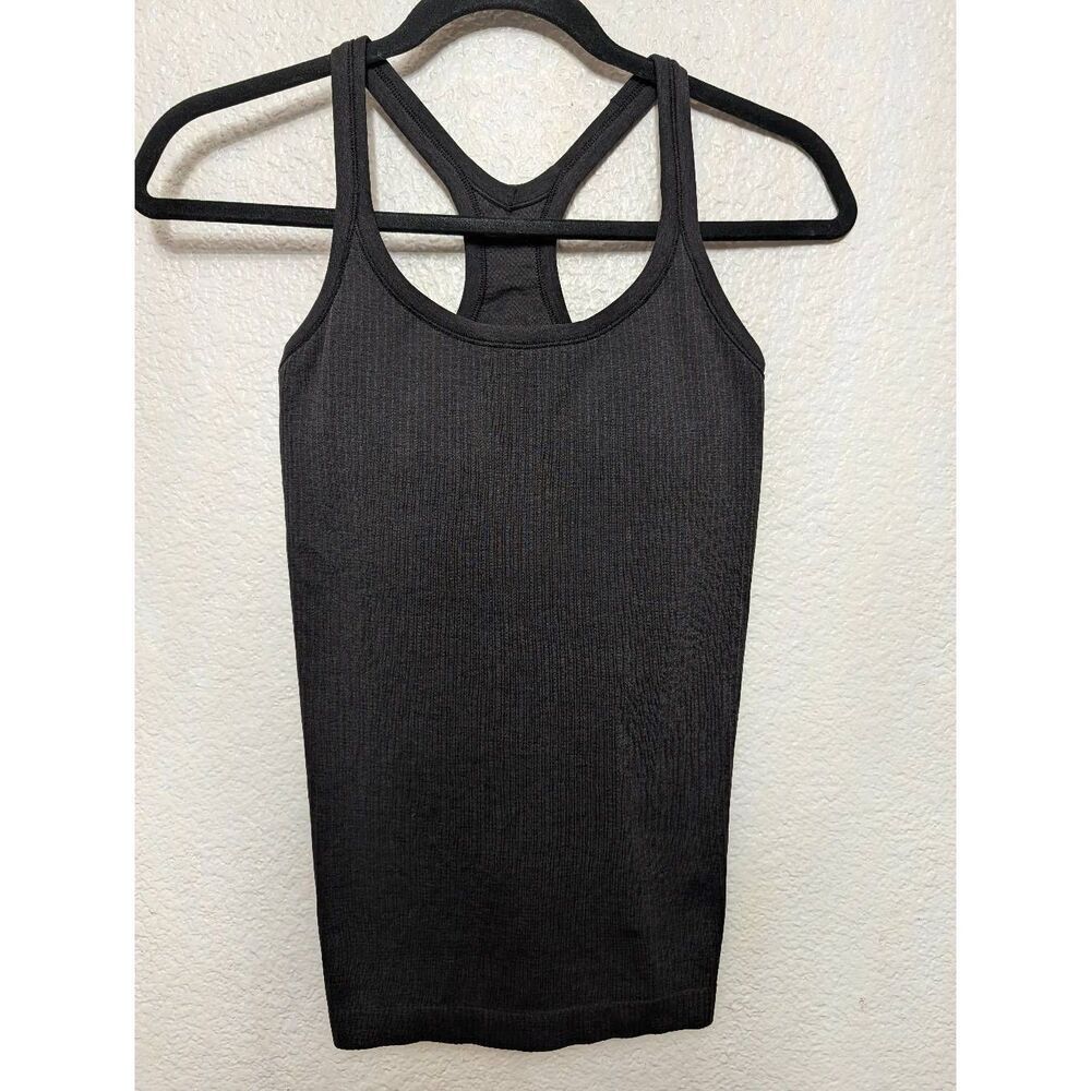 Lululemon tank top very dark gray color